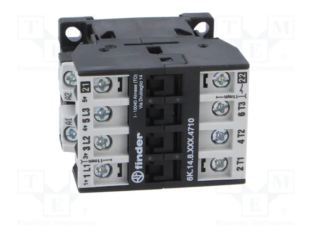 FINDER Contactor 4-polar 24VAC 10A Serie 6K