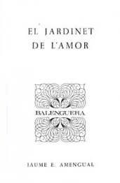 EL JARDINET DE L'AMOR, Jaume E. Amengual - MOLL EDITORIAL