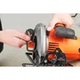 Black + Decker Sierra Circular CS1550-QS - 1500 W