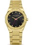 Daisy Dixon DD173GM Reloj Analógico Dorado con Esfera Negra