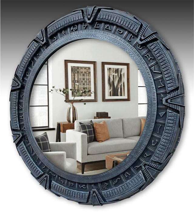 Stargate Espejo de pared 50 cm