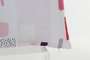 DKD Home Decor Cojín Memphis Blanco Rosa Poliester 45 x 10 x 45 cm (4 Unidades)