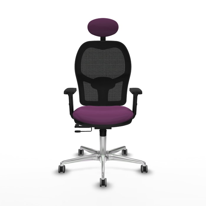 PIQUERAS Y CRESPO Silla de oficina Jorquera Morado/Negro con mecanismo Sincro/Traslack PIQUERAS Y CRESPO Silla de oficina Jorquera Morado/Negro con mecanismo Sincro/Traslack