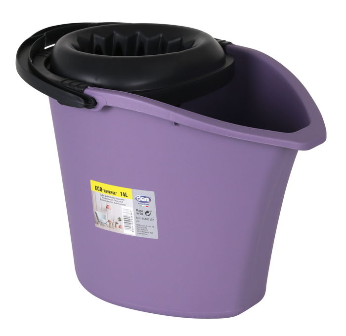 Dem Cubo Oval 14L con Escurridor "Eco Reverse" Medidas 39x30x32 cm (12 Unidades)