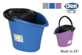 Dem Cubo Oval 14L con Escurridor "Eco Reverse" Medidas 39x30x32 cm (12 Unidades)