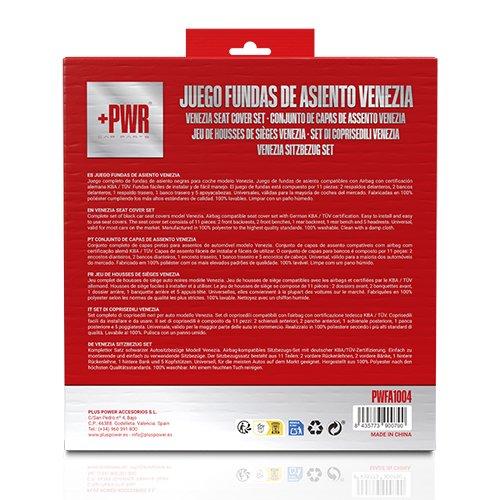 Fuk Juego de Fundas de Sofá Venezia FUK10404 PWFA1004, Color Negro Antiguo, Estilo Clásico