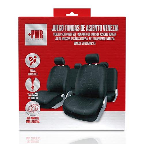 Fuk Juego de Fundas de Sofá Venezia FUK10404 PWFA1004, Color Negro Antiguo, Estilo Clásico