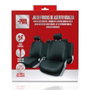 Fuk Juego de Fundas de Sofá Venezia FUK10404 PWFA1004, Color Negro Antiguo, Estilo Clásico
