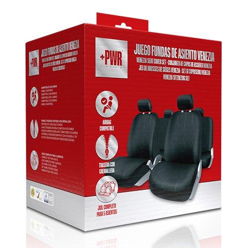 Fuk Juego de Fundas de Sofá Venezia FUK10404 PWFA1004, Color Negro Antiguo, Estilo Clásico