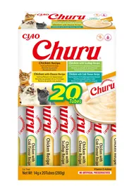 Churu Gato Variedades De Pollo 20 Unidades x 14 gr