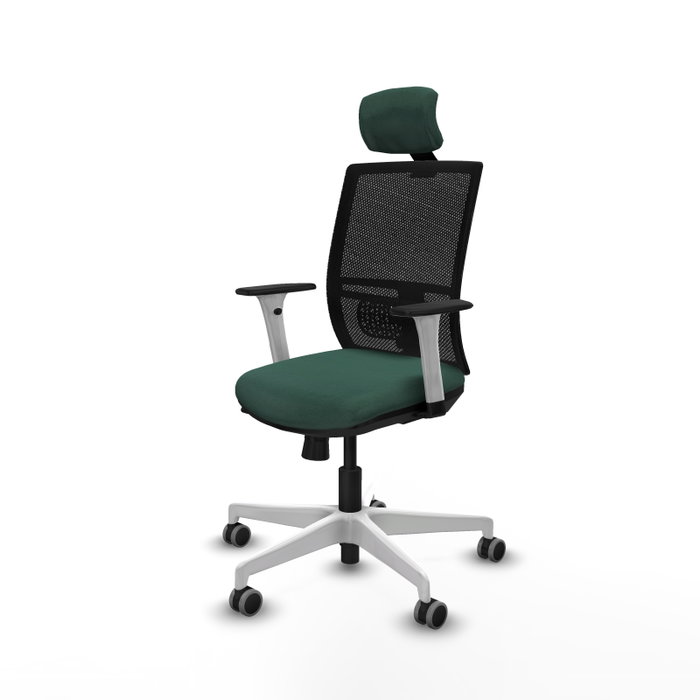 PIQUERAS Y CRESPO Silla de oficina Yunquera Verde botella con mecanismo Sincro/Traslack PIQUERAS Y CRESPO Silla de oficina Yunquera Verde botella con mecanismo Sincro/Traslack