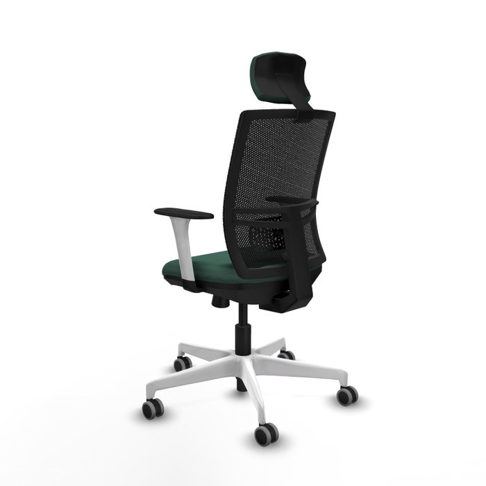 PIQUERAS Y CRESPO Silla de oficina Yunquera Verde botella con mecanismo Sincro/Traslack PIQUERAS Y CRESPO Silla de oficina Yunquera Verde botella con mecanismo Sincro/Traslack