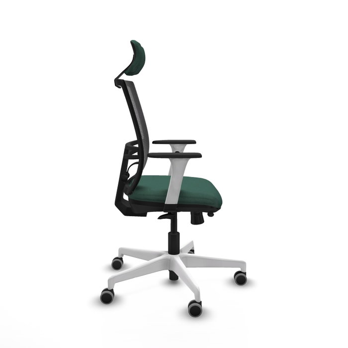 PIQUERAS Y CRESPO Silla de oficina Yunquera Verde botella con mecanismo Sincro/Traslack PIQUERAS Y CRESPO Silla de oficina Yunquera Verde botella con mecanismo Sincro/Traslack