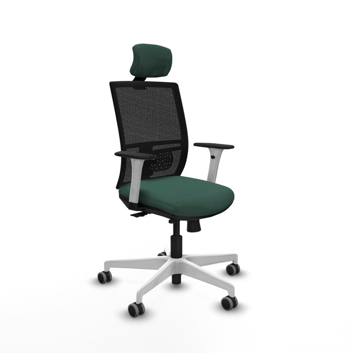 PIQUERAS Y CRESPO Silla de oficina Yunquera Verde botella con mecanismo Sincro/Traslack PIQUERAS Y CRESPO Silla de oficina Yunquera Verde botella con mecanismo Sincro/Traslack