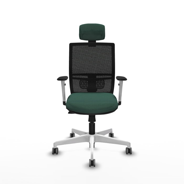 PIQUERAS Y CRESPO Silla de oficina Yunquera Verde botella con mecanismo Sincro/Traslack PIQUERAS Y CRESPO Silla de oficina Yunquera Verde botella con mecanismo Sincro/Traslack