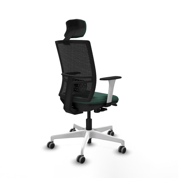 PIQUERAS Y CRESPO Silla de oficina Yunquera Verde botella con mecanismo Sincro/Traslack PIQUERAS Y CRESPO Silla de oficina Yunquera Verde botella con mecanismo Sincro/Traslack