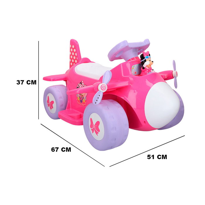 Minnie Correpasillos avión batería 6V
