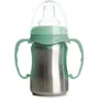Thermobaby THE3023191861189 Vaso de aprendizaje Acero Inoxidable 180 ml Verde Cactus Ergonómico Antigoteo