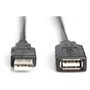 Digitus Cable de Extensión USB 2.0 DA-73101 Macho/Hembra 15m Negro