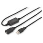 Digitus Cable de Extensión USB 2.0 DA-73101 Macho/Hembra 15m Negro