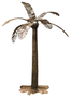DKD Home Decor Decoración Mendong Metal Bananero 40x40x220 cm