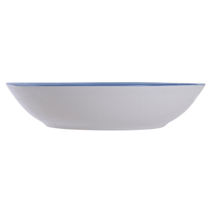 DKD Home Decor Set de Vajilla de 18 Piezas de Porcelana Azul Claro DKD Home Decor Set de Vajilla de 18 Piezas de Porcelana Azul Claro
