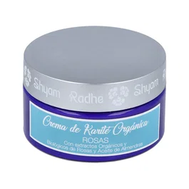 RADHE SHYAM Crema Manteca Karité Orgánica Rosas 100g