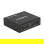 DeLOCK Splitter HDMI 87701 1x HDMI IN > 2x HDMI OUT 4K Negro Metal 340 MHz