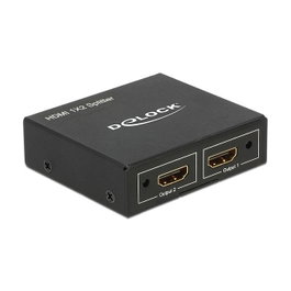 DeLOCK 87701 HDMI Splitter 1 x HDMI in > 2 x HDMI out 4K