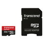 Transcend Premium Tarjeta de Memoria MicroSDHC 32GB Clase 10 U1, Velocidad Lectura 90MB/s, con Adaptador SD