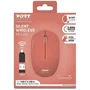 Port Designs Ratón Inalámbrico Colección II 900542 - 2.4 GHz, Terracota, Receptor USB