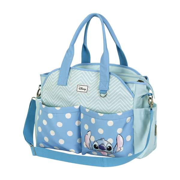 Karactermania Bolso Carro Bebé Lilo y Stitch Lovely 44 x 17 x 32 cm Azul Poliéster