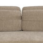 Ixia Sofá Beige de Tejido y Madera para Salón