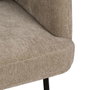 Ixia Sofá Beige de Tejido y Madera para Salón