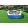Bestway Piscina Hinchable 2 Camaras Family 213x206x69 cm +6 Años Jardin 54153