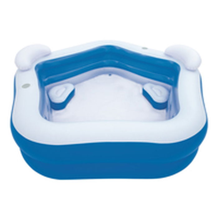 Bestway Piscina Hinchable 2 Camaras Family 213x206x69 cm +6 Años Jardin 54153