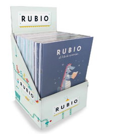 RUBIO Expositor de Sobremesa Mini Colecciones Lecturas A5 con 45 Unidades