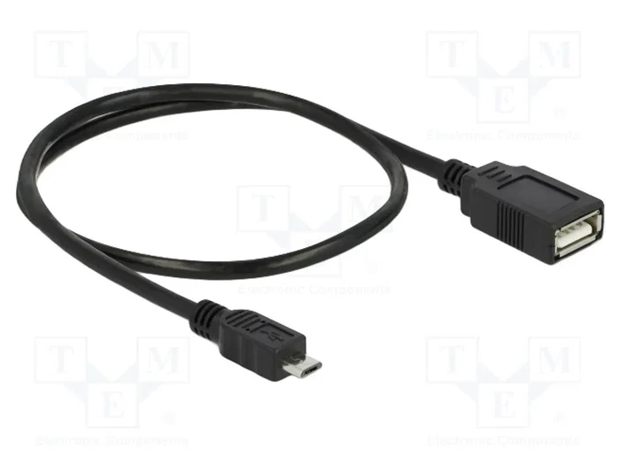 DeLOCK Cable USB de 50 cm con Micro-USB B y USB 2.0-A DeLOCK Cable USB de 50 cm con Micro-USB B y USB 2.0-A