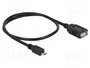 DeLOCK Cable USB de 50 cm con Micro-USB B y USB 2.0-A