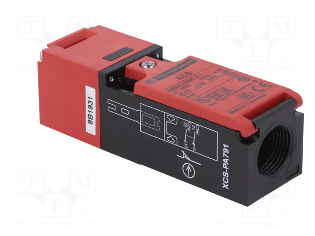 TELEMECANIQUE SENSORS XCSPA Interruptor de seguridad a llave NC x2 IP67
