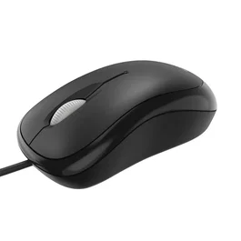 Microsoft Incase Ratón óptico ambidiestro universal Plug and Play USB tipo A negro, modelo P58-00019