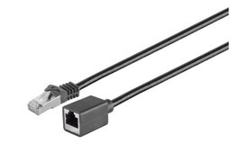 MicroConnect Cable de extensión CAT6 F/UTP 1m, Negro