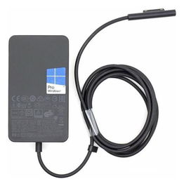 Microsoft Cargador Surface 65W, Adaptador de Corriente USB para Dispositivos Surface, Enchufe Europeo