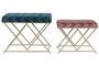 DKD Home Decor Set de 2 piezas en Poliéster y Metal