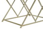 DKD Home Decor Set de 2 piezas en Poliéster y Metal