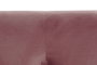 DKD Home Decor Cama Moderna Capitoné Rosa con Estructura de Madera y Metal 210x137x187 cm Desmontable 180x200 DKD
