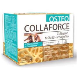 DIETMED Collaforce Osteo Suplemento Colágeno Glucosamina Condroitina MSM Salud Osteoarticular 20 Sobres