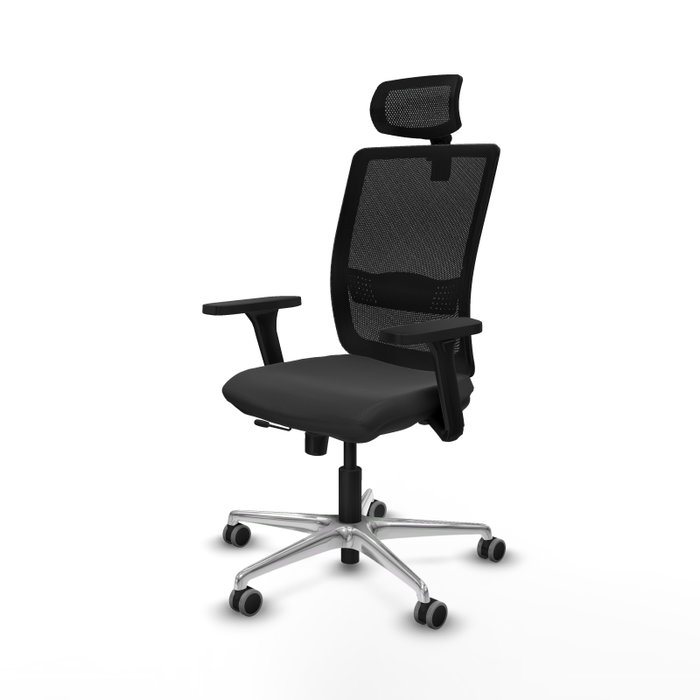 PIQUERAS Y CRESPO Silla de oficina Haches Gris oscuro y Negro PIQUERAS Y CRESPO Silla de oficina Haches Gris oscuro y Negro