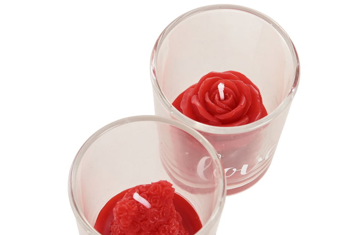 DKD Home Decor Vela San Valentin Urban Rojo Cera Parafina Cristal 5x5x6.5 cm Oso Rosa Love Fresa 30gr 12 Unidades DKD Home Decor Vela San Valentin Urban Rojo Cera Parafina Cristal 5x5x6.5 cm Oso Rosa Love Fresa 30gr 12 Unidades