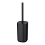 Wenko 24833100 Escobillero WC Davos Negro Mate Polipropileno 9,5 x 9,5 x 35 cm